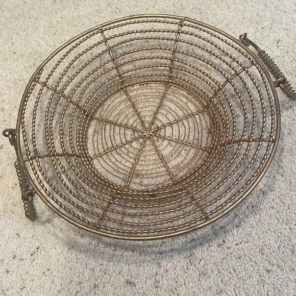 Sparkly Fruit with 12 1/2” round Sparkly Gold Metal Base - Picture 10 of 13